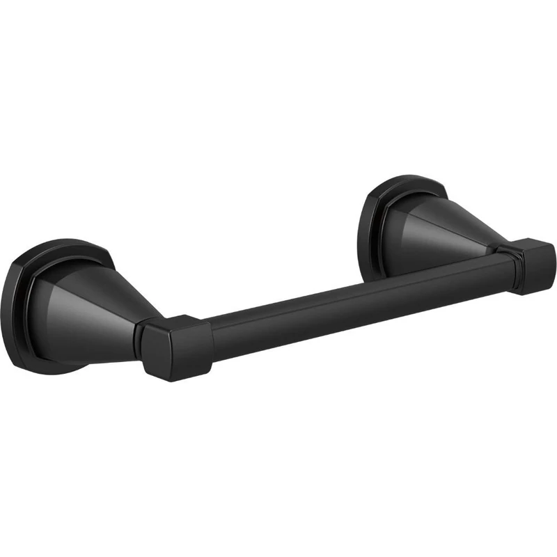 Delta Faucet 77655 Stryke Double Post Pivoting Toilet Paper Holder Polished Chrome, 77655-BL