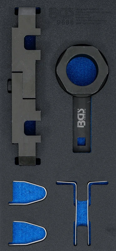 BGS 9688 | Tool Tray 1/3: Engine Timing Tool Set | for Opel / Vauxhall 1.6 SIDI