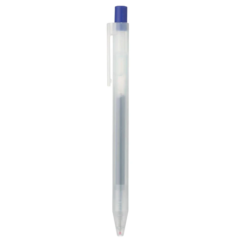 [SET of 5] Muji"Sarasara" Smooth Writing Gel Ink Retractable Ballpoint Pen 0.5mm Blue 02794132 from Japan