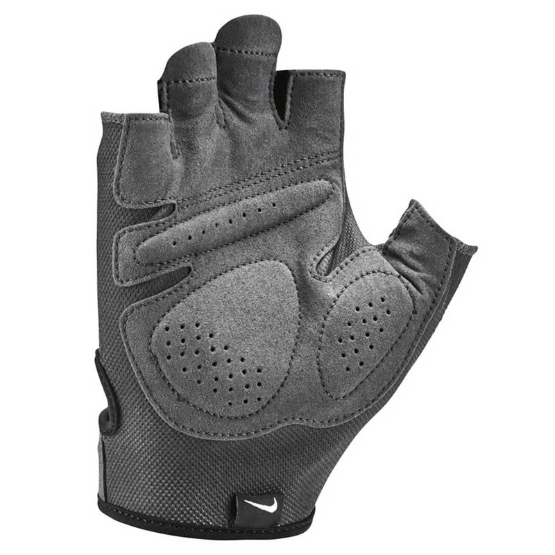Nike N.LG.C5.057.SL Men's Essential Fitness Gloves Size S Polyester/Nylon/Rubber Black/Anthracite/White - Image 1