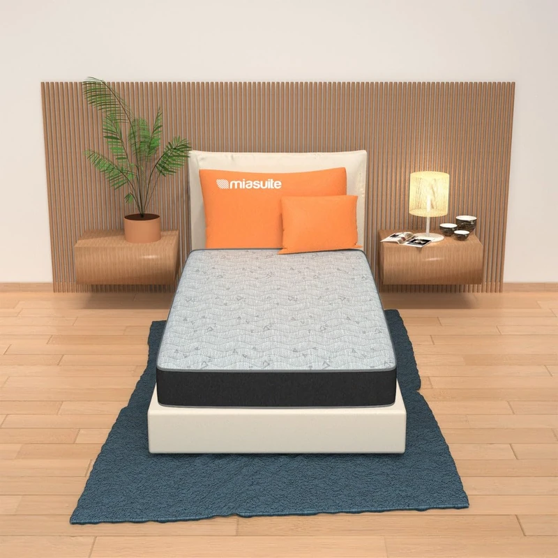 MiaSuite i sogni italiani Single Mattress 75 x 180 cm High 13 cm Waterfoam Foldable for Guest Bed Top Model