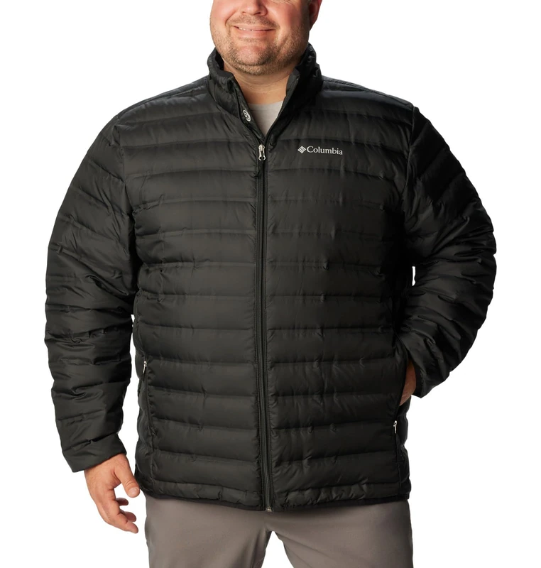 Columbia Men's Lake 22 Down Jacket, Puffer Down Jacket, Black, Size S