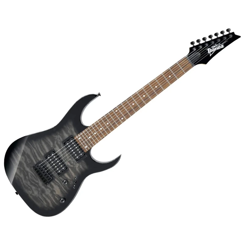 Ibanez GRG7221QA-TKS Gio (Transparent Black Sunburst) - Electric Guitar