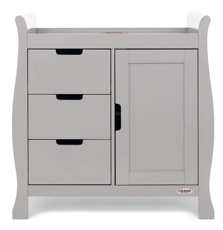 Obaby Stamford Closed Changing Unit, Warm Grey