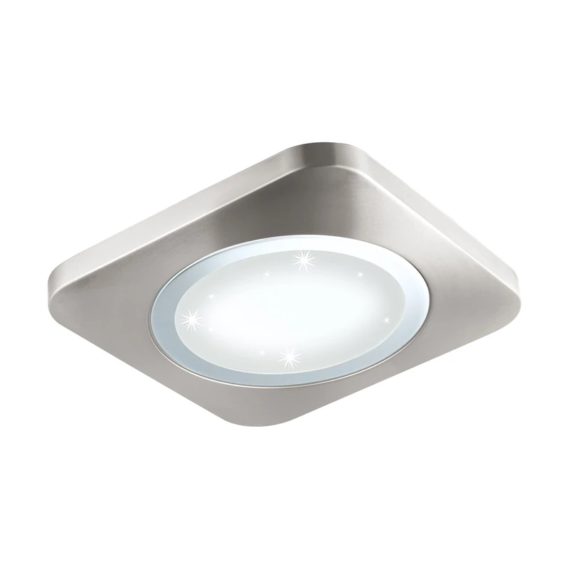 Eglo Puyo-S Surface Mounted Light Steel 21 W Matt Nickel Chrome