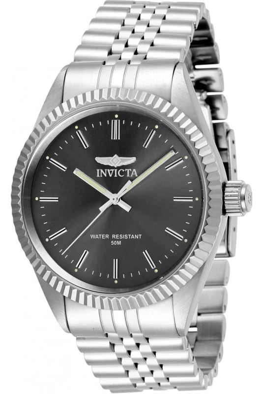 Invicta Specialty 29372 Men's Watch - Waterproof - Analogue - Quartz Movement - stainless steel with grey dial - 43mm - Image 1