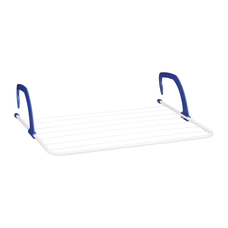 Relaxdays Drying Rack, Hanging Clothes Aires, For Radiator and Balcony, Large Dryer, 4.8 m, White