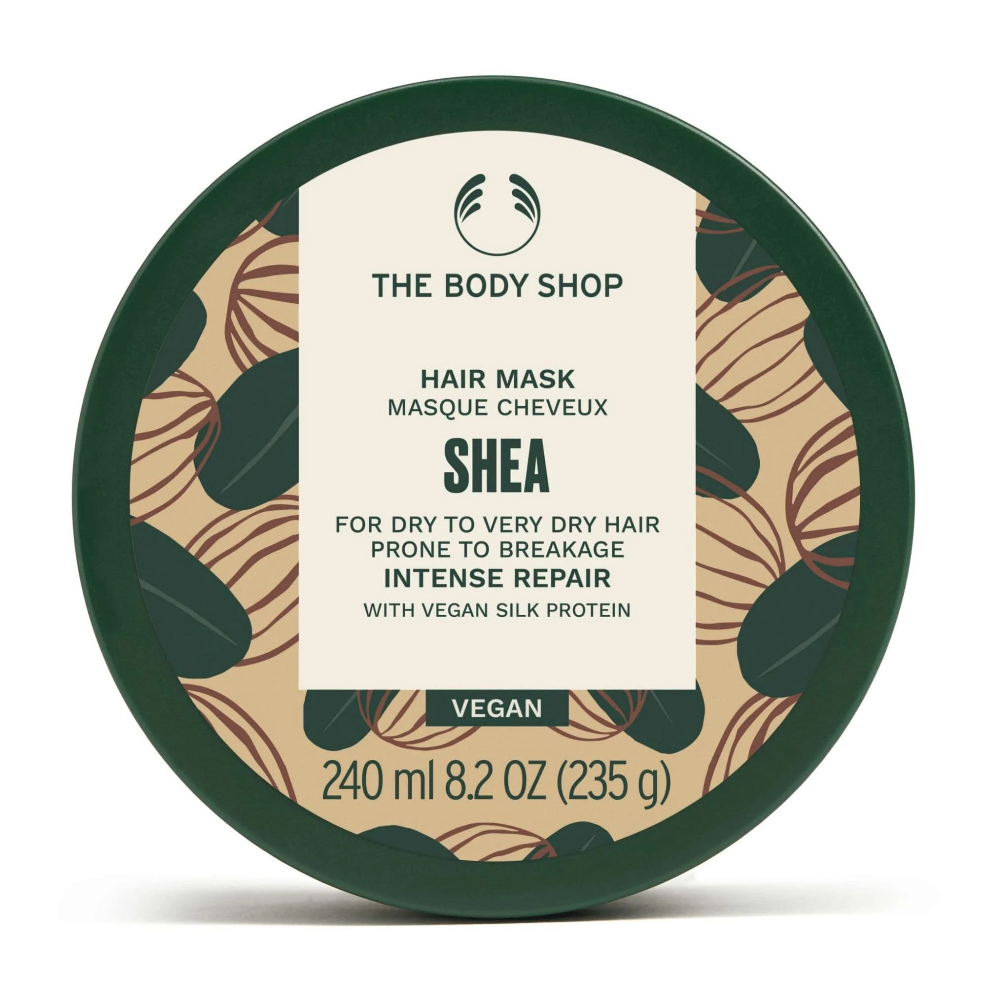 THE BODY SHOP Shea Intense Repair Hair Mask For Dry to Very Dry Hair - Shea Richly Replenishing Hair Mask, 240 ml