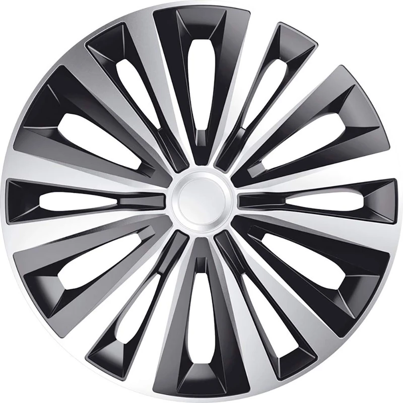J-Tec Set of 4 wheel covers Multi 14-inch silver/black