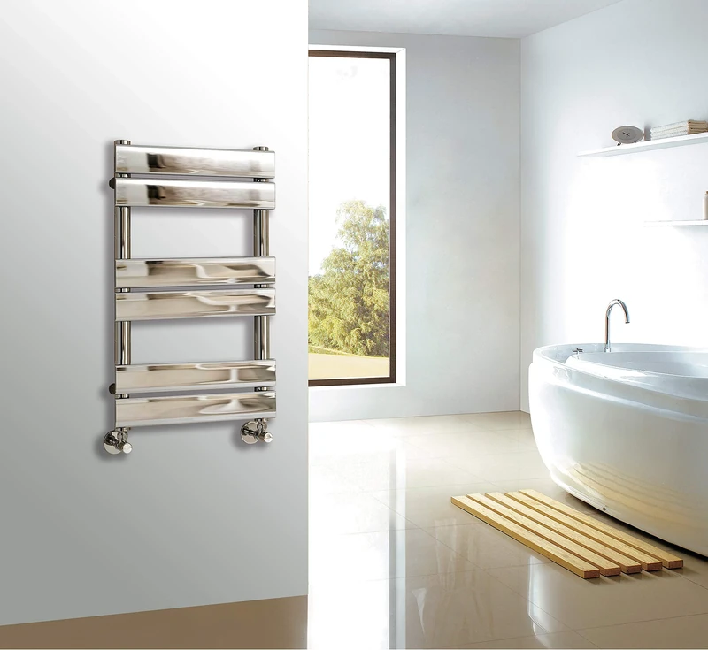Keenware KTW-003 Hoxton Towel Warmer Radiator, Chrome, 650x400mm