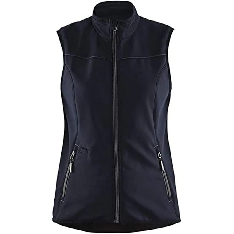Blaklader 385125168699L Ladies Softshell Gilet, Dark Navy Blue/Black, Size L