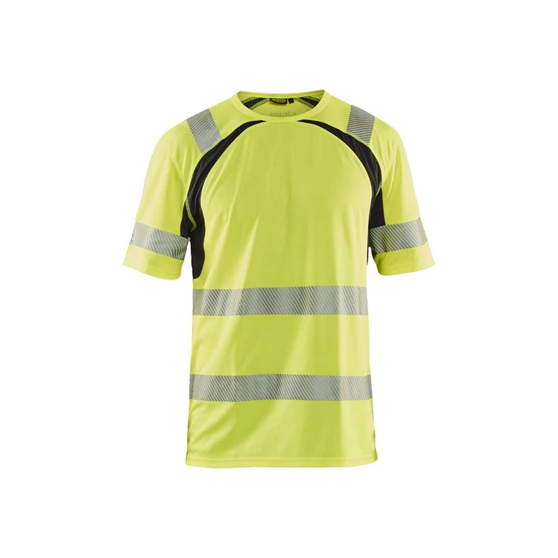 Blaklader 339710133399S UV High Vis T-Shirt, High Vis Yellow/Black, Size S