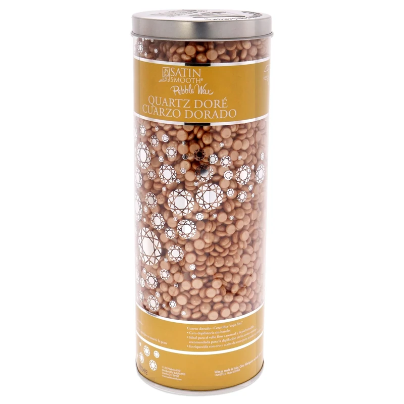 Satin Smooth Golden Quartz Thin Film Flex Pebbles Wax For Women 23 oz Wax