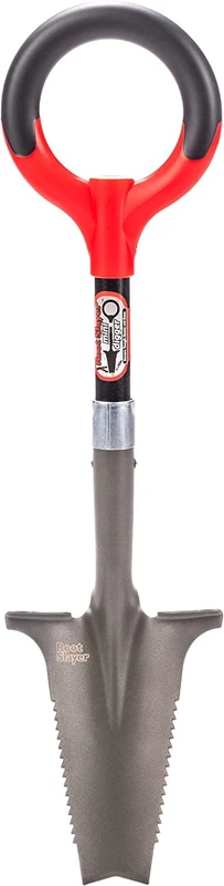 Radius Garden 22411 Root Slayer Mini-Digger Shovel, Red - Image 1