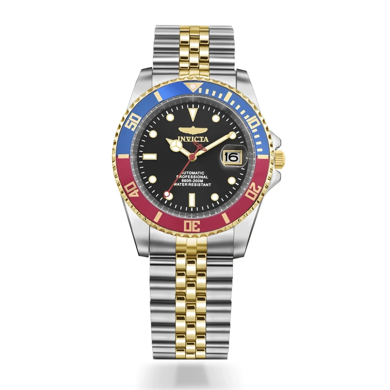 Invicta Pro Diver 29180 Men's Watch - Waterproof - Analogue - Automatic Movement - stainless steel with Black dial - 42mm