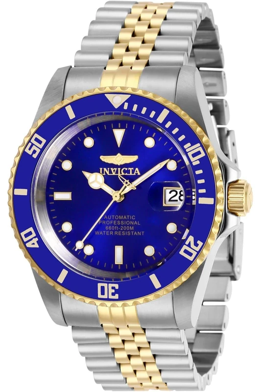 Invicta Pro Diver 29182 Men's Watch - Waterproof - Analogue - Automatic Movement - stainless steel with blue dial - 42mm