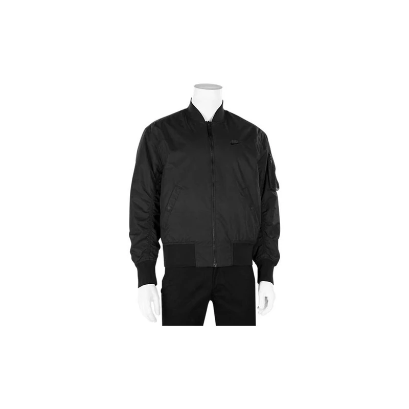 Nike Men M NSW HE BOMBR REV INSLTD Jacket - Black/White, X-Small
