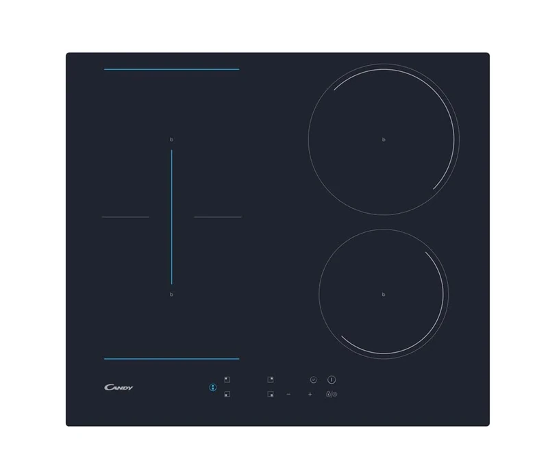 Candy CTP643C 60cm Induction Hob - 4 Zones, 7kW Touch Control