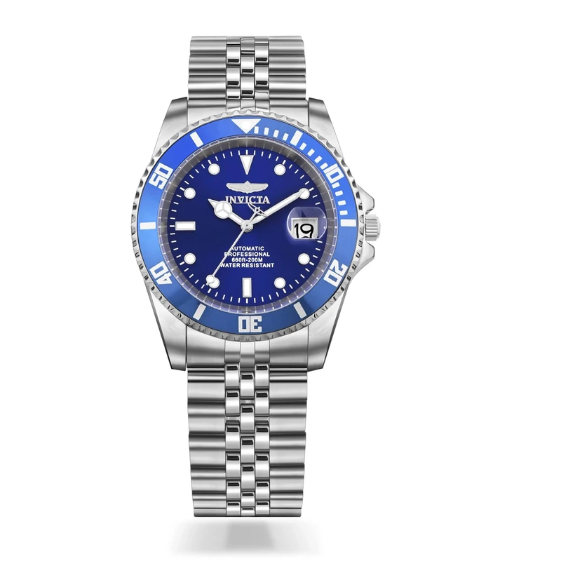 Invicta Pro Diver 29179 Men's Watch - Waterproof - Analogue - Automatic Movement - stainless steel with blue dial - 42mm