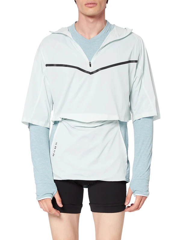 Nike Men M NK SPHR TRSFM TOP TCH PCK Sweatshirt - Barely Grey/Aviator Grey/Black, Medium
