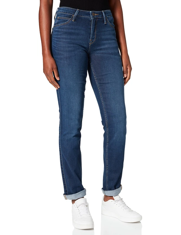 Lee Women's Elly Slim Jeans, Blue (Clean Blue POCA Eh), 24W / 31L