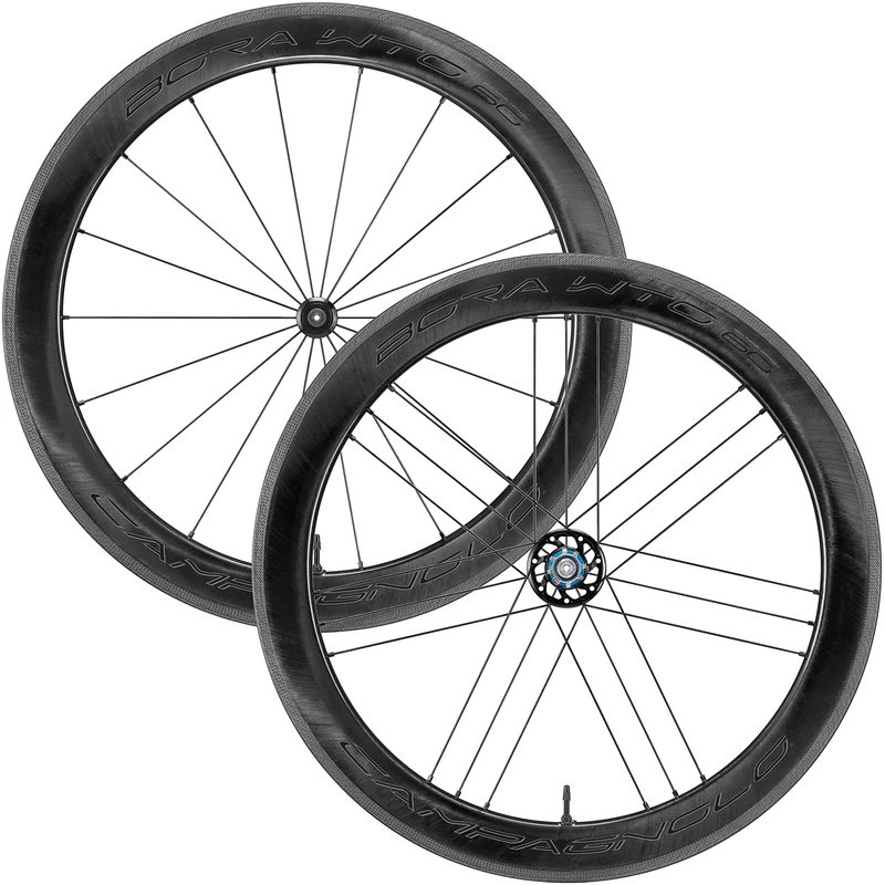 Campagnolo Bora WTO 60 2-Way Fit Tubeless Wheelset, Dark Label, Campagnolo Freehub