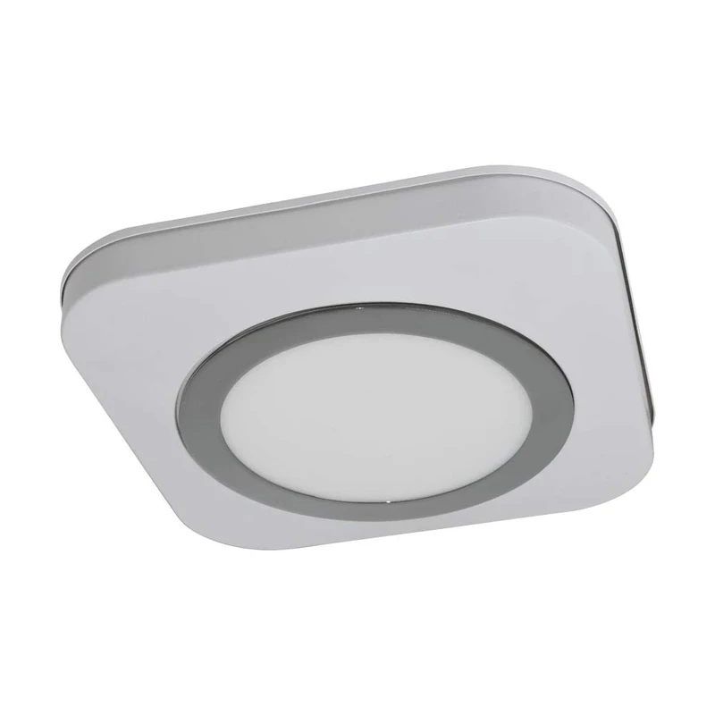 Eglo Ommos Ceiling Light Steel 16.5 W, White, Chrome