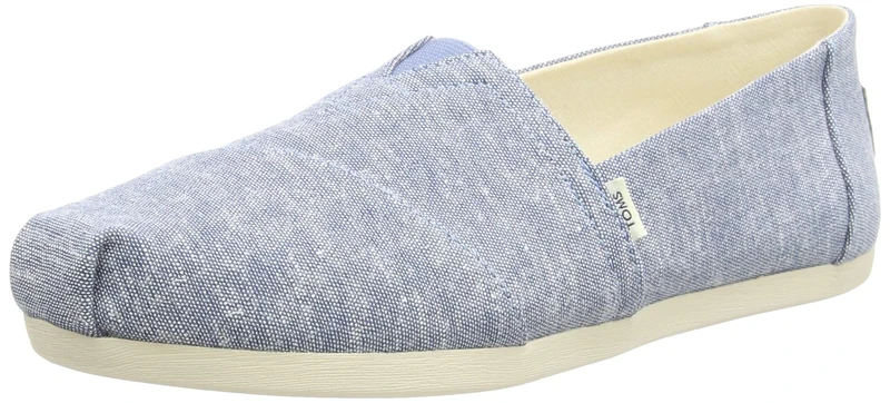 TOMS Women's Alpargata Loafer Flat, Light Blue, 4 UK - Image 1