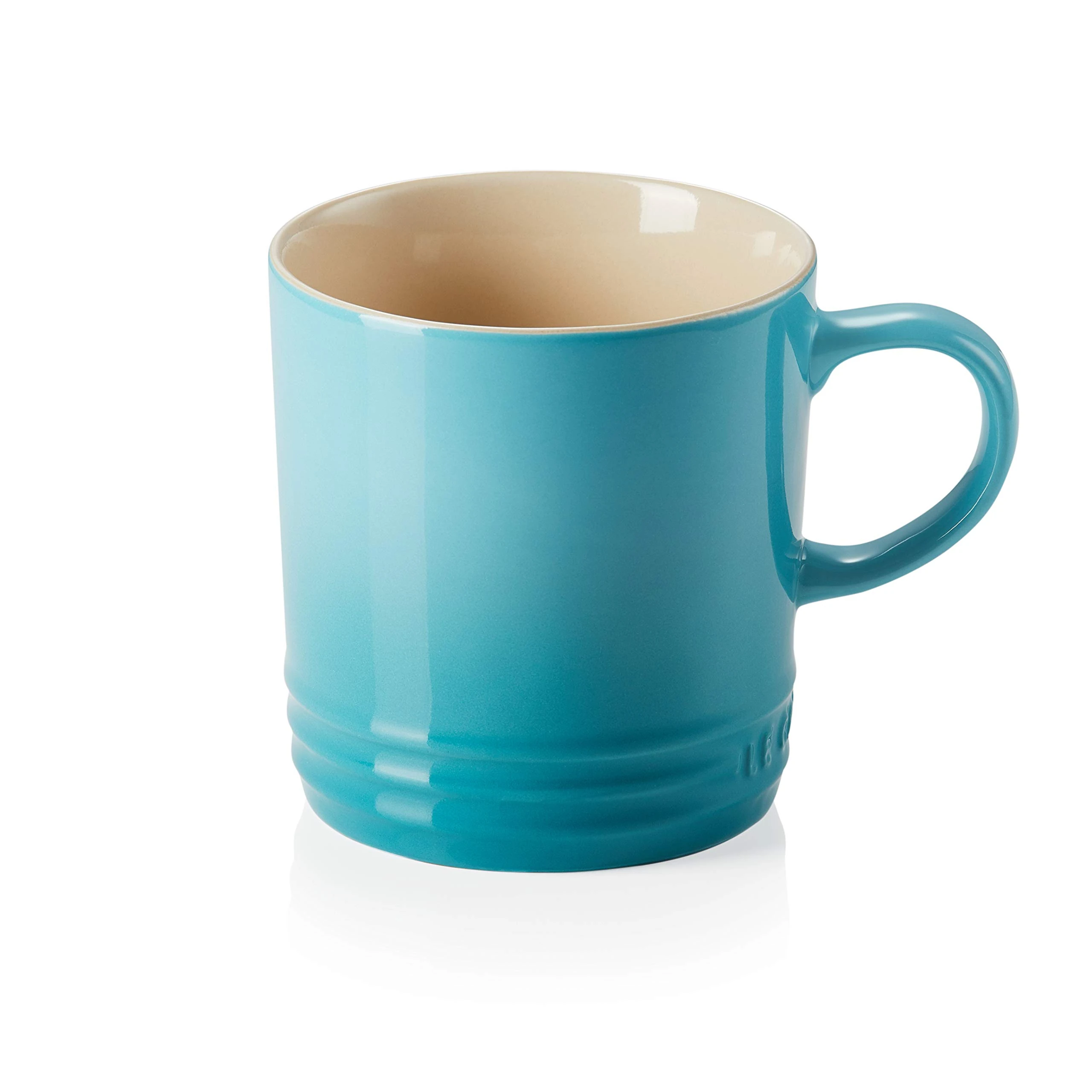 LE CREUSET Stoneware Coffee Mug, 350 ml, Teal, 70302351700002