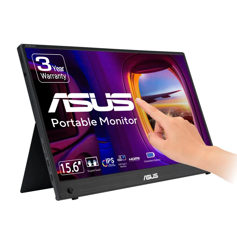 ASUS ZenScreen MB16AMTR 15.6" FHD Touch Monitor - Built-In Battery