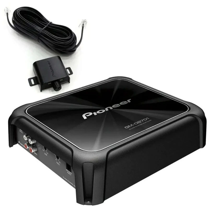Pioneer GM-D8701 Mono 1600W Class-FD Car Amp, with Bass Boost Remote