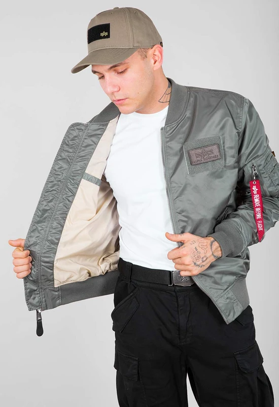 ALPHA INDUSTRIES Men's Ma-1 Tt Custom Jacket Not Applicable, Vintage Green, L