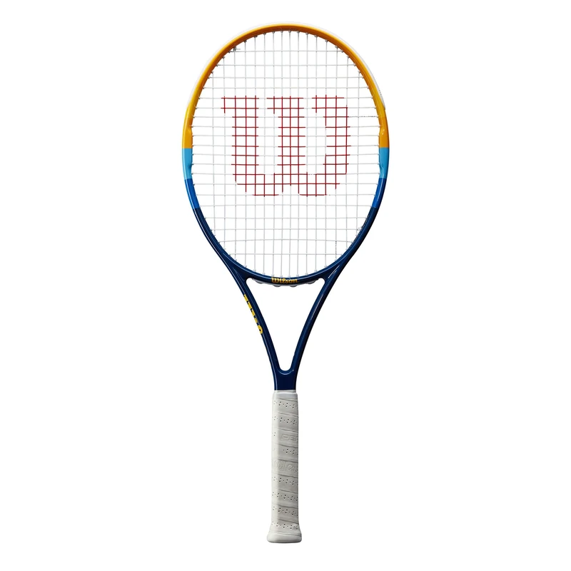 Wilson Unisex-Adult, Wilson Prime, Tennis Racket for Beginners and Intermediate Players, Grip Size L2, Blue/Orange