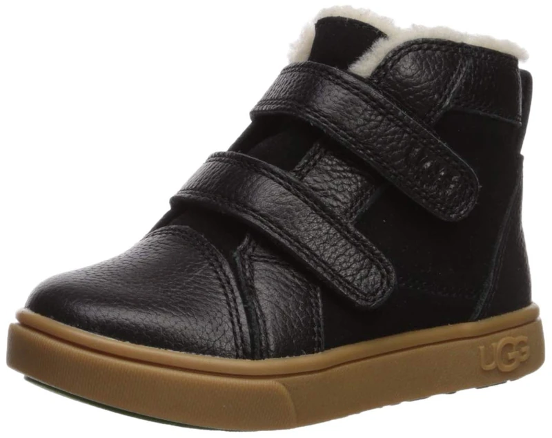 UGG Unisex Kids Rennon Ii Sneaker, Black, 5 UK Child