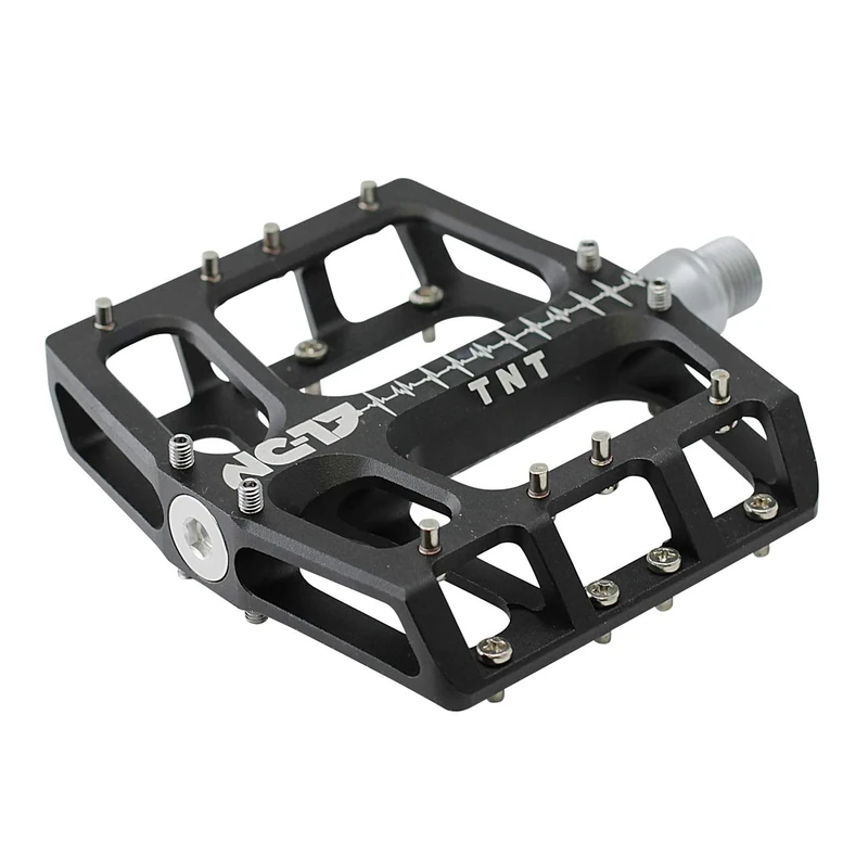 NC-17 Sudpin IV XL TNT Aluminium Platform Pedals/Mountain Bike Pedal/BMX Pedal/Flat Height 17.7 mm/Fail Safe System/Precision Bearing + Cr-Mo Axle/Includes Spare Pins