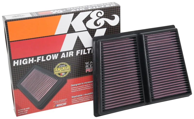 K&N Engine Air Filter: High Performance, Premium, Washable, Replacement Filter: Compatible with 2017-2019 ALFA ROMEO (Giulia, Stelvio), 33-5085