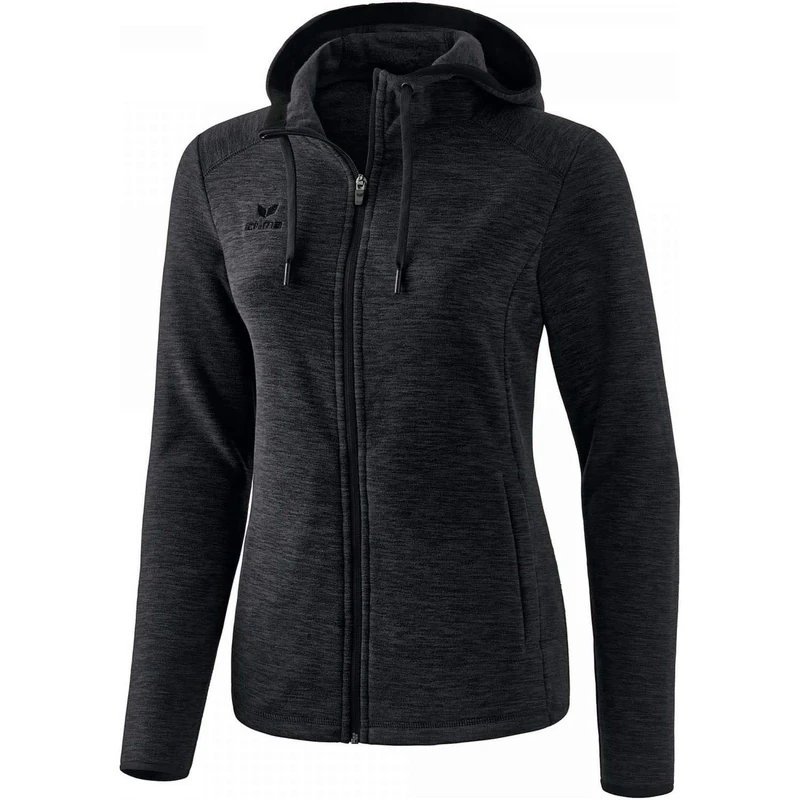 ERIMA Women Fleece Jacket - Black Marl, Size 42