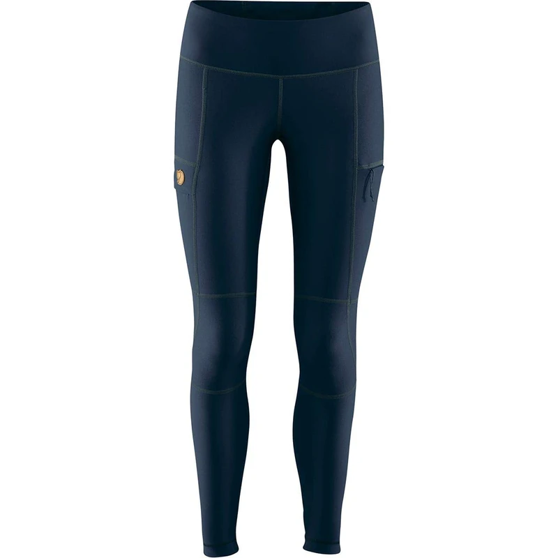 Fjallraven Women's Abisko Trail Tights W Sport Trousers, Blue, L