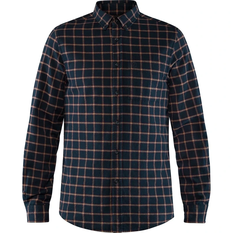 Fjällräven Mens Övik Flannel M Shirt, Dark Navy, XXL EU