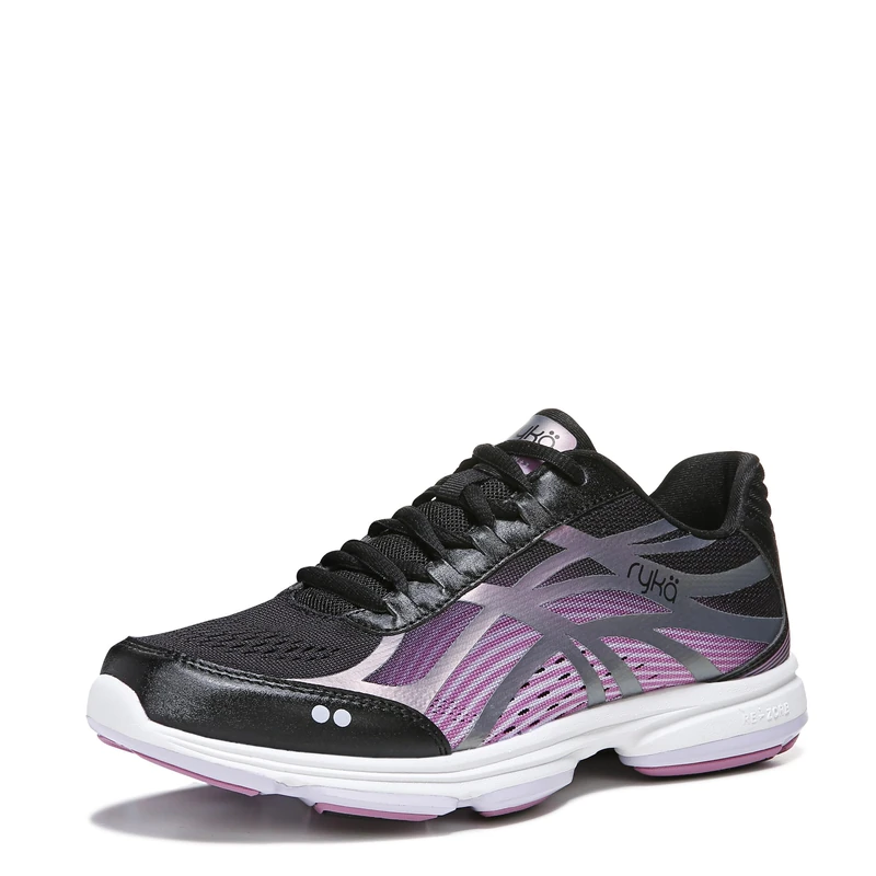 Ryka Women's Devotion Plus 3 Walking Shoe, Black, 4 UK