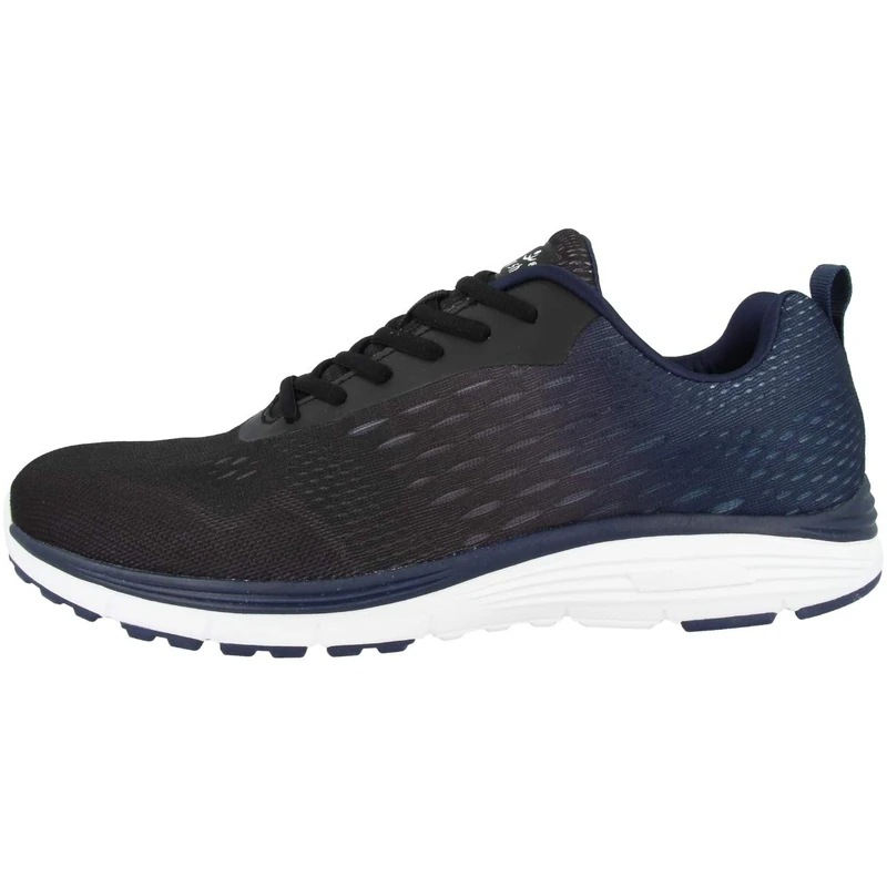 chung shi Herren Duxfree Berlin Sneaker-Laufschuh, Schwarz/Blau, 43 EU