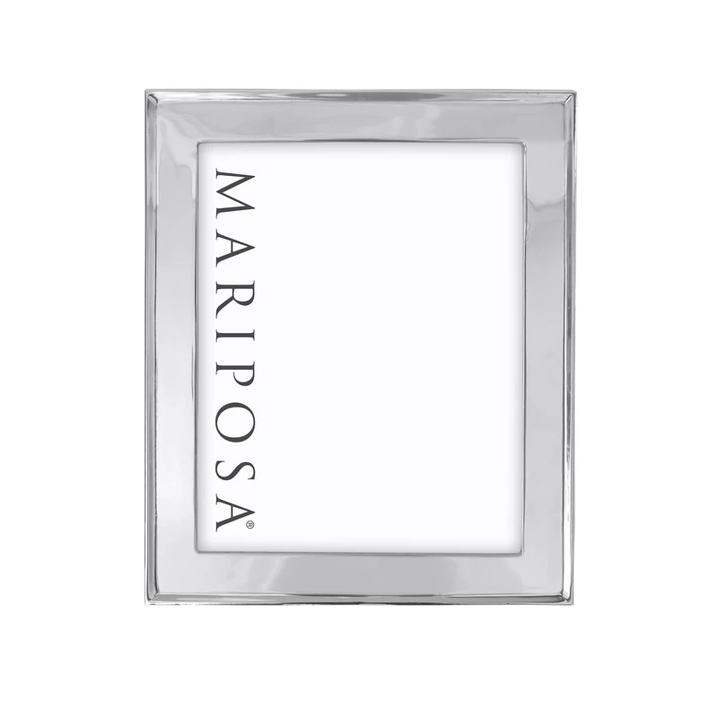 MARIPOSA Picture Frame, Recycled Sandcast Aluminum, Silver