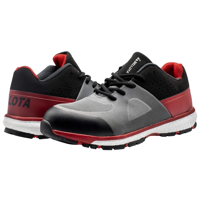 Bellota 72224NB39S1P Safety Shoe, Grey, Red, 39 EU - Image 1