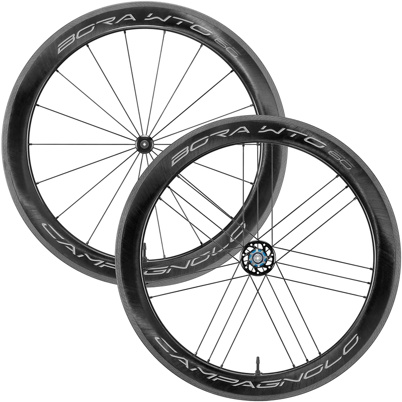 Campagnolo Bora WTO 60 2-Way Fit Tubeless Wheelset, Bright Label, Shimano/SRAM Freehub