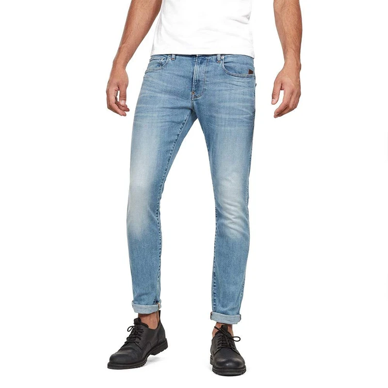G-STAR Men's Revend Skinny Jeans, Blue (lt indigo aged 51010-8968-8436), 40W / 32L