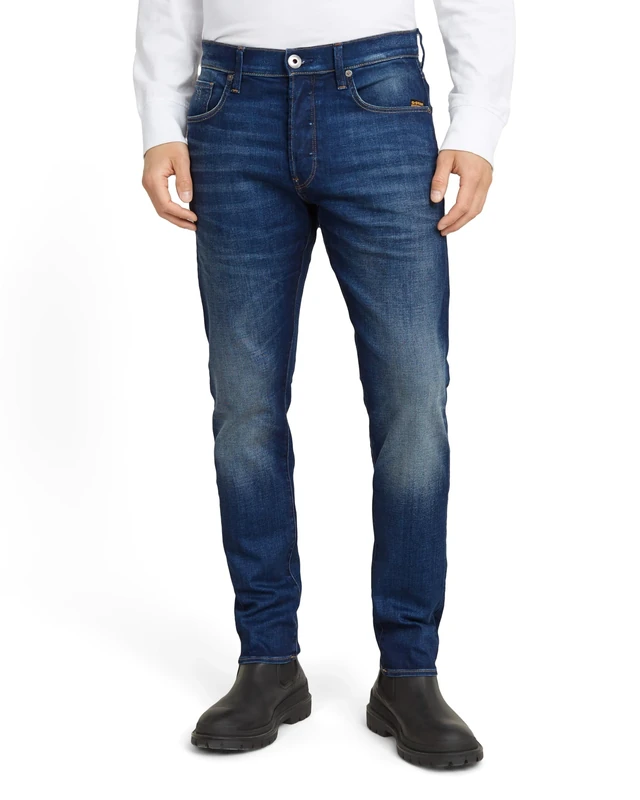 G-Star Men's 3301 Slim Jeans, Blue (lt indigo aged 51001-8968-8436), 35W / 34L