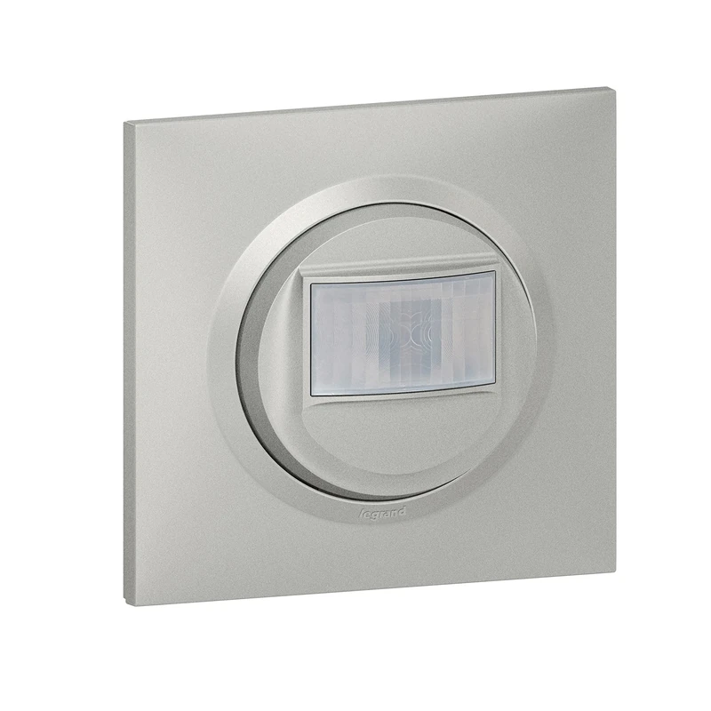 Legrand Dooxie LEG95034 Interauto 2 Wire CPT Automatic Switch Without Neutral with Square Plate Aluminium and Claws Aluminium