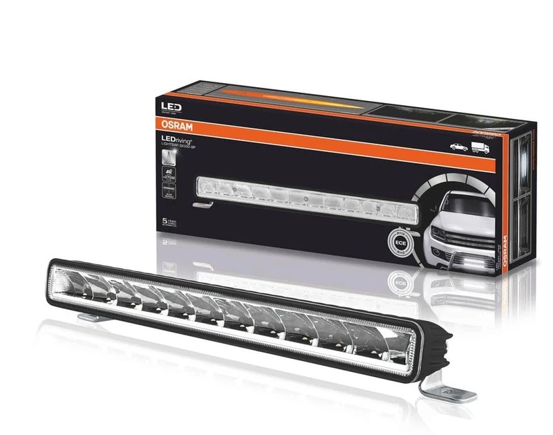 OSRAM LEDriving LIGHTBAR SX300-SP, LED driving lights for high beam, spot, 2600 lumens, light beam up to 270 m, LED light bar 12V/24V, ECE approval