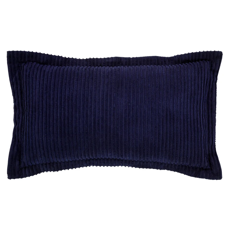 Better Trends Jullian Collection is super soft and light weight in Bold Stripes Design 100% Cotton Tufted Unique Luxurious Machine Washable Tumble Dry, King Sham, Navy - Image 1