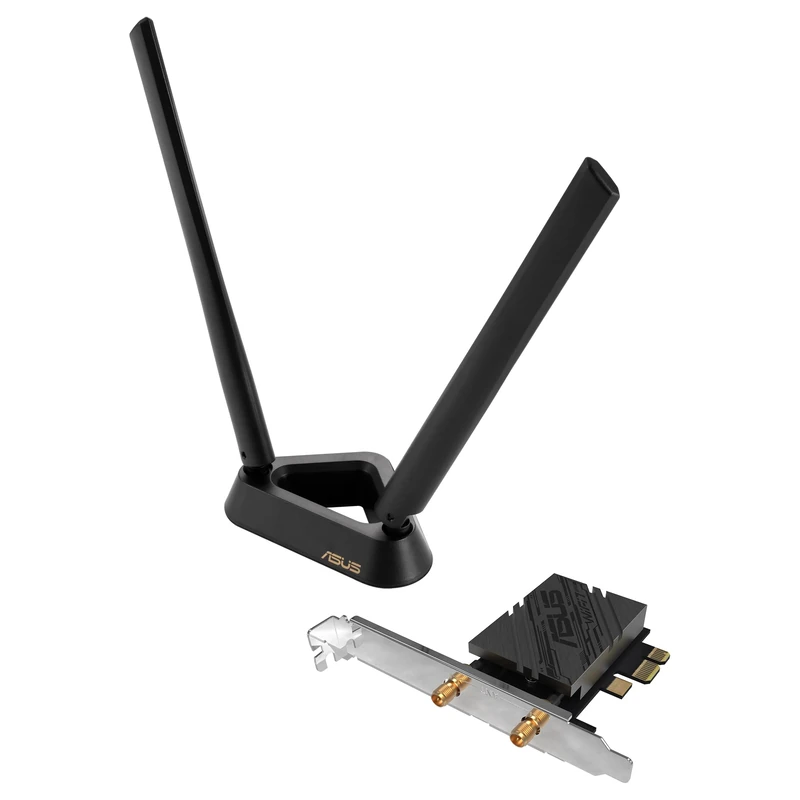 ASUS PCE-BE92BT BE9400 Wi-Fi Adapter, Tri-Band, Wi-Fi 7 Adapter, Bluetooth 5.4, OFDMA, Multi-link Operation